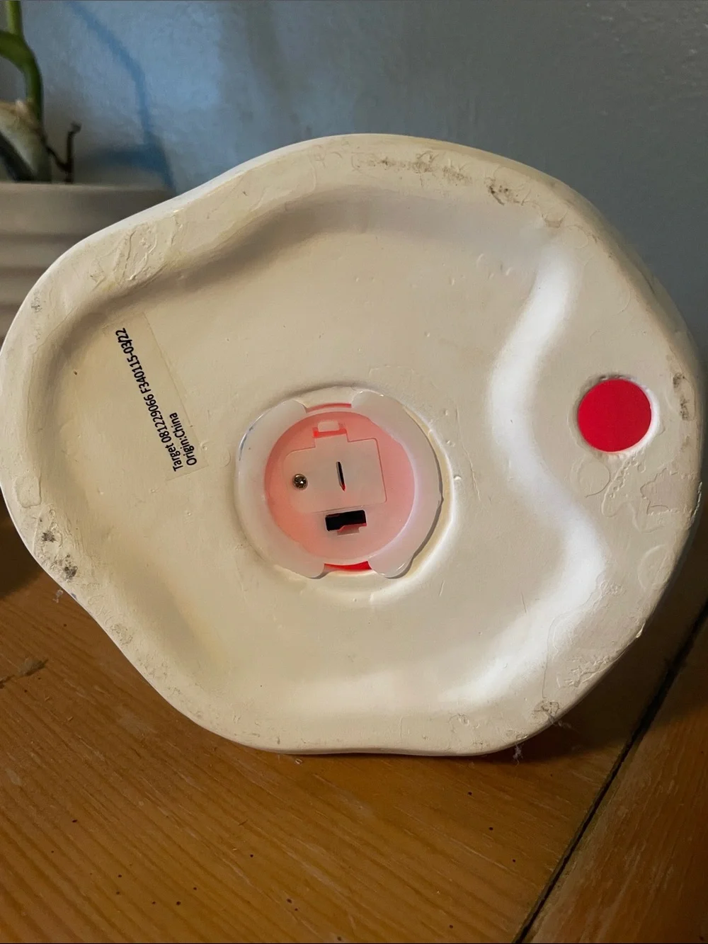 Target White Ceramic Ghost Figurine with 'Boo' Cutouts